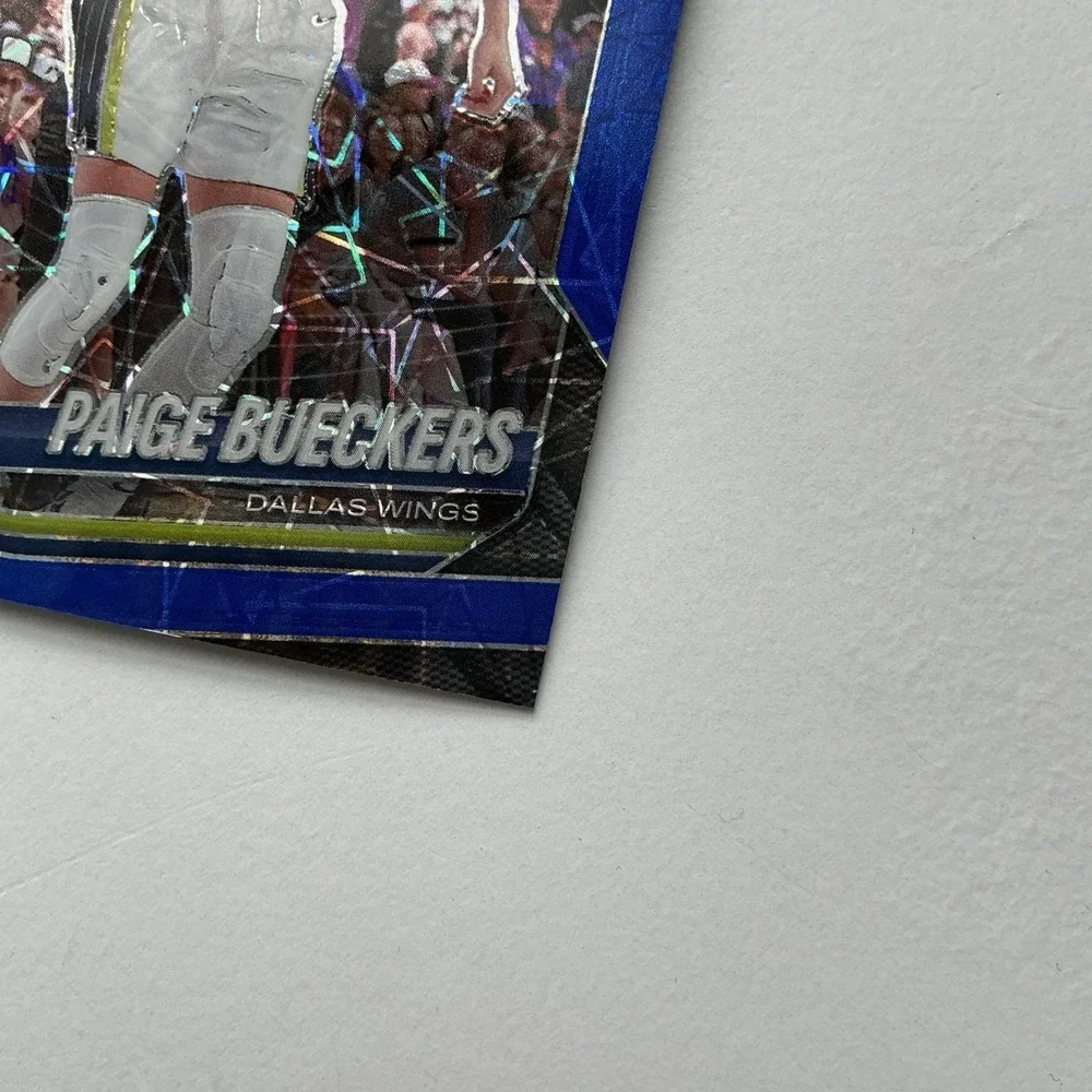 2025 Panini Prizm WNBA #5 Paige Bueckers Blue Velocity Prizm RC Rookie Wings